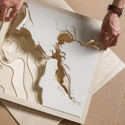 Your Story, Sculpted in 3D Wood Art