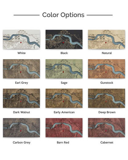 Custom Coordinates/City Map, Key Rack with Hooks, Housewarming Gifts for Couples,