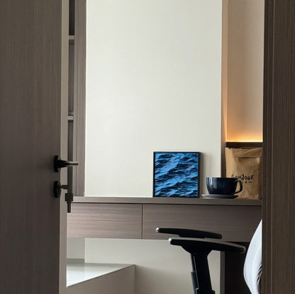 The Eternal Tide | Hand-Carved 3D Ocean Relief Wall Art