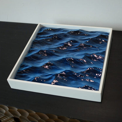 The Eternal Tide | Hand-Carved 3D Ocean Relief Wall Art