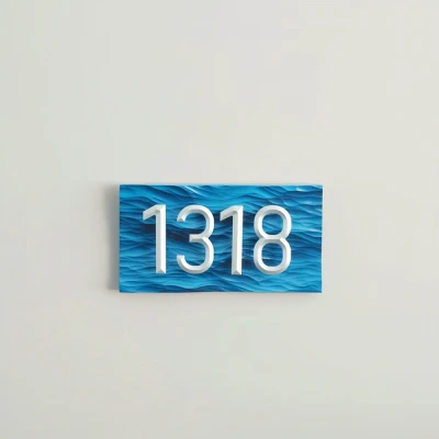 Custom House Number (Gypsum/Metal)